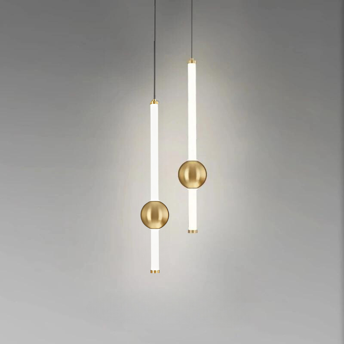 Brass LED  Pendant Light by Gloss (0956/C)