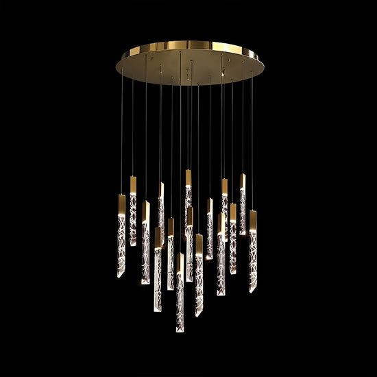 Premium Metal LED Crystal Chandelier by Gloss (6336/16)