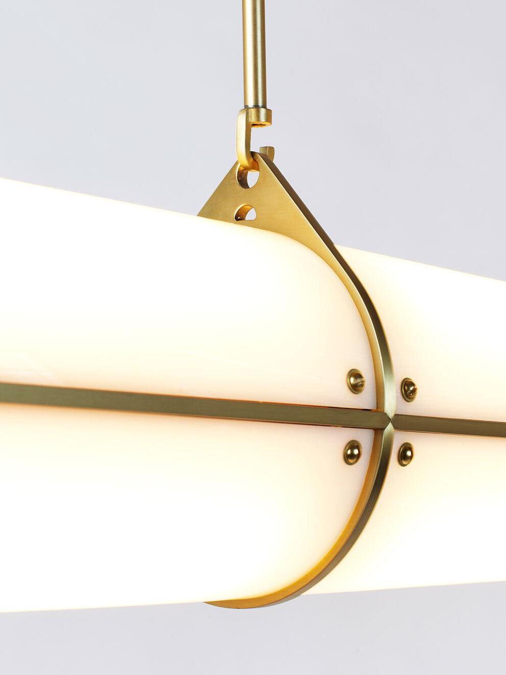 Acrylic LED Tube Pendant Light by Gloss (9104)