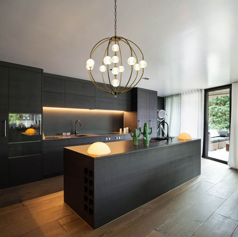 Acrylic LED Chandelier by Gloss (A1911/660) - Best Chandelier for Kitchen Decor