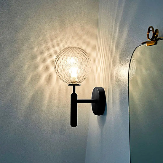 Premium Decorative Black Finish Wall Lamp by Gloss (B5147)