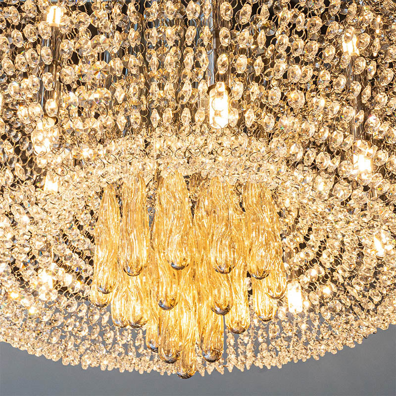 Chalice Ceiling Crystal Chandelier by Philips (581841) - Best Chandelier for Living room decor