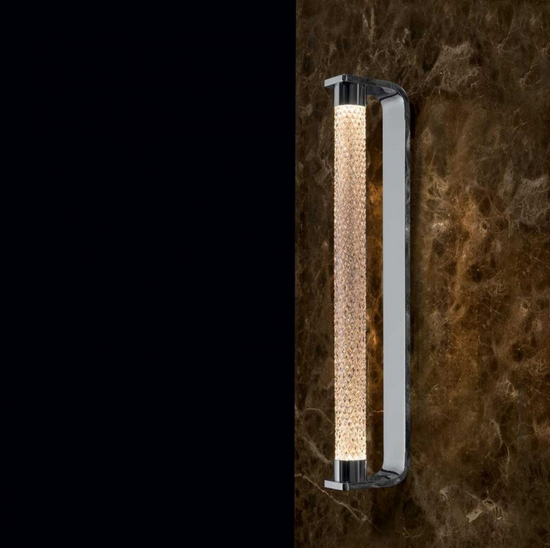 Luxury Italian Design Iron Glass Rose Gold  Led Wall Lamp by Gloss (DB0311)