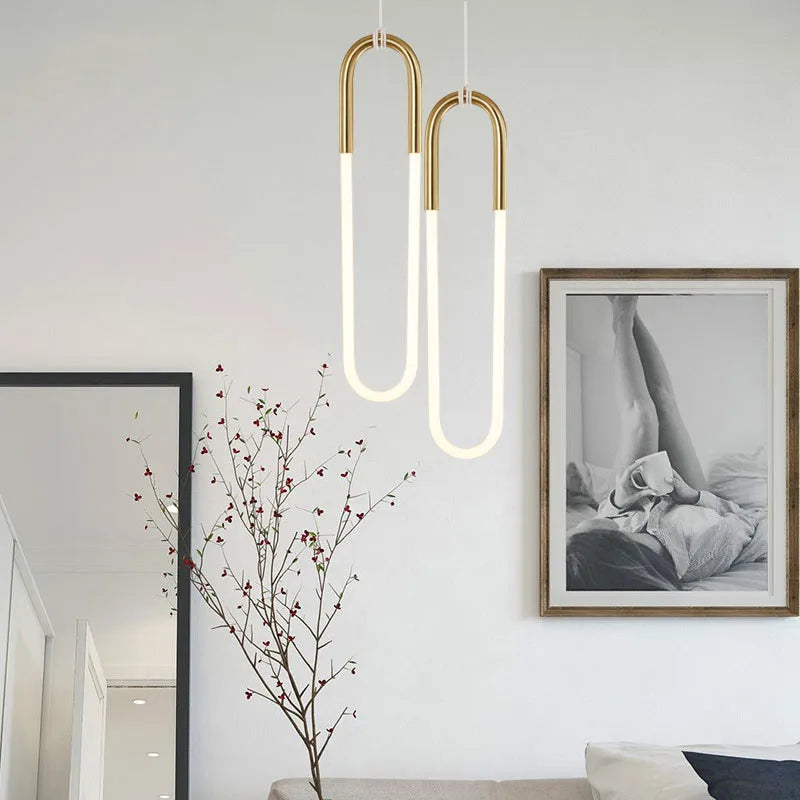 Luxury U Shape LED Pendant Light by Gloss (DP0047)