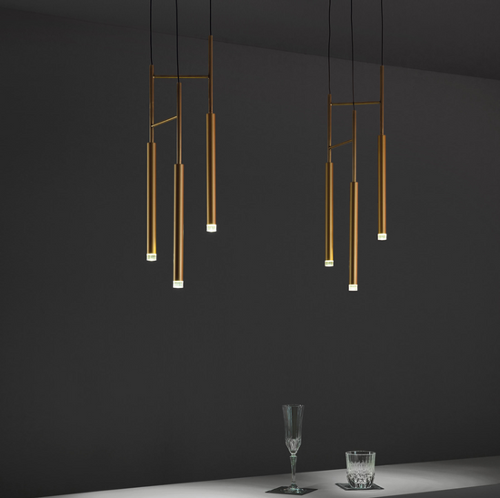 Metal Acrylic LED Pendant Lamp by Gloss (DP0205-3)