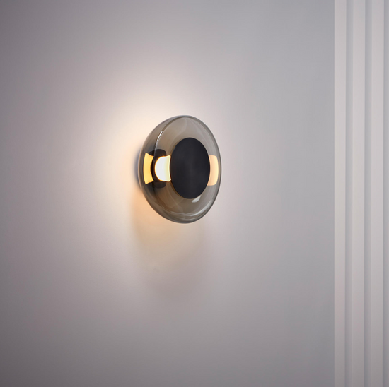Pendulum Glass Bedside LED Wall Light by Gloss (AM524)