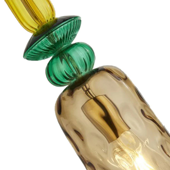 Iron Glass LED Pendant Light by Gloss(MD3212/F)