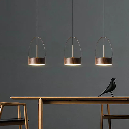 Wooden  LED Pendant Light by Gloss (MD-3286)