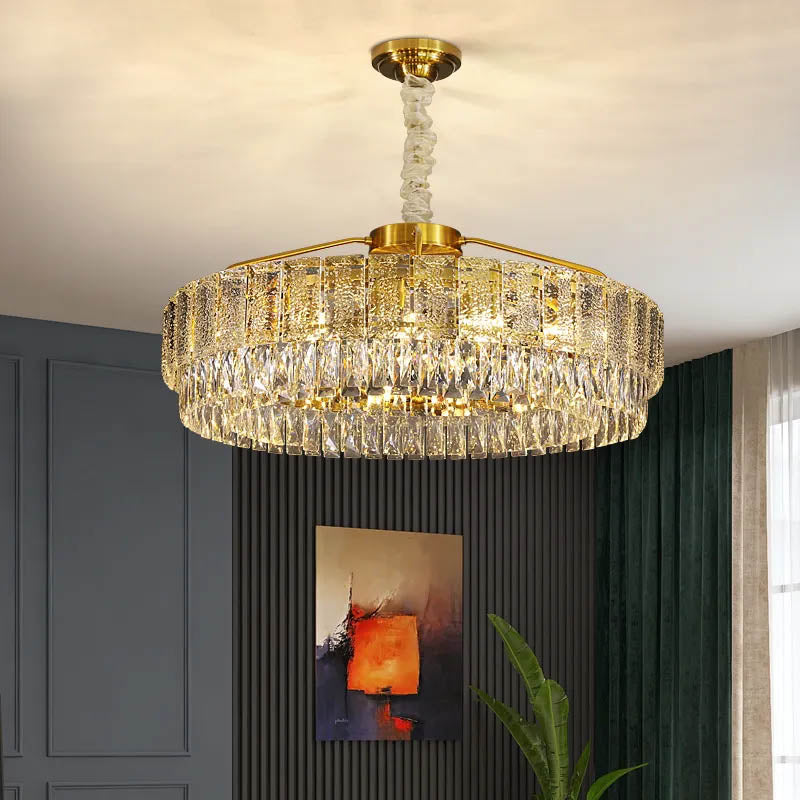 Antique Brass Color Crystal Chandelier by Gloss (SR2029480) - Best Chandelier for Home decor