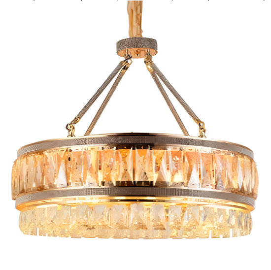 Rose Gold Color Crystal Chandelier by Gloss (SR8822/60)