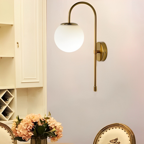 Modern Brass Bedside Wall Lamp by Gloss (WL-B0031)