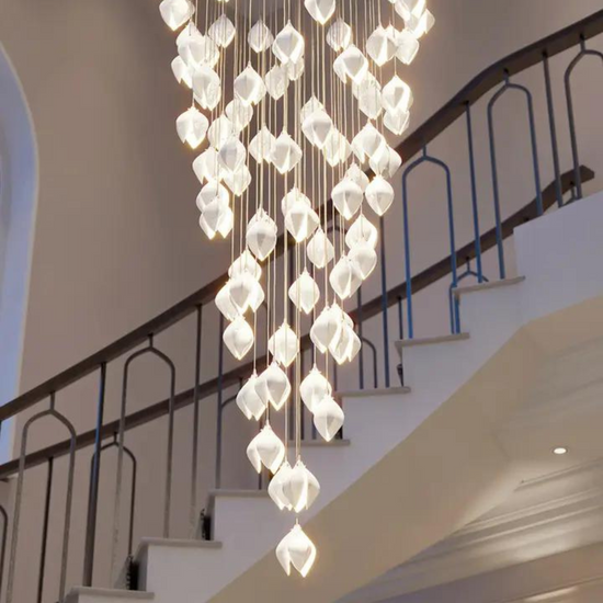 Floral Radiance Double Height Chandelier by Gloss (XQ-CR009)