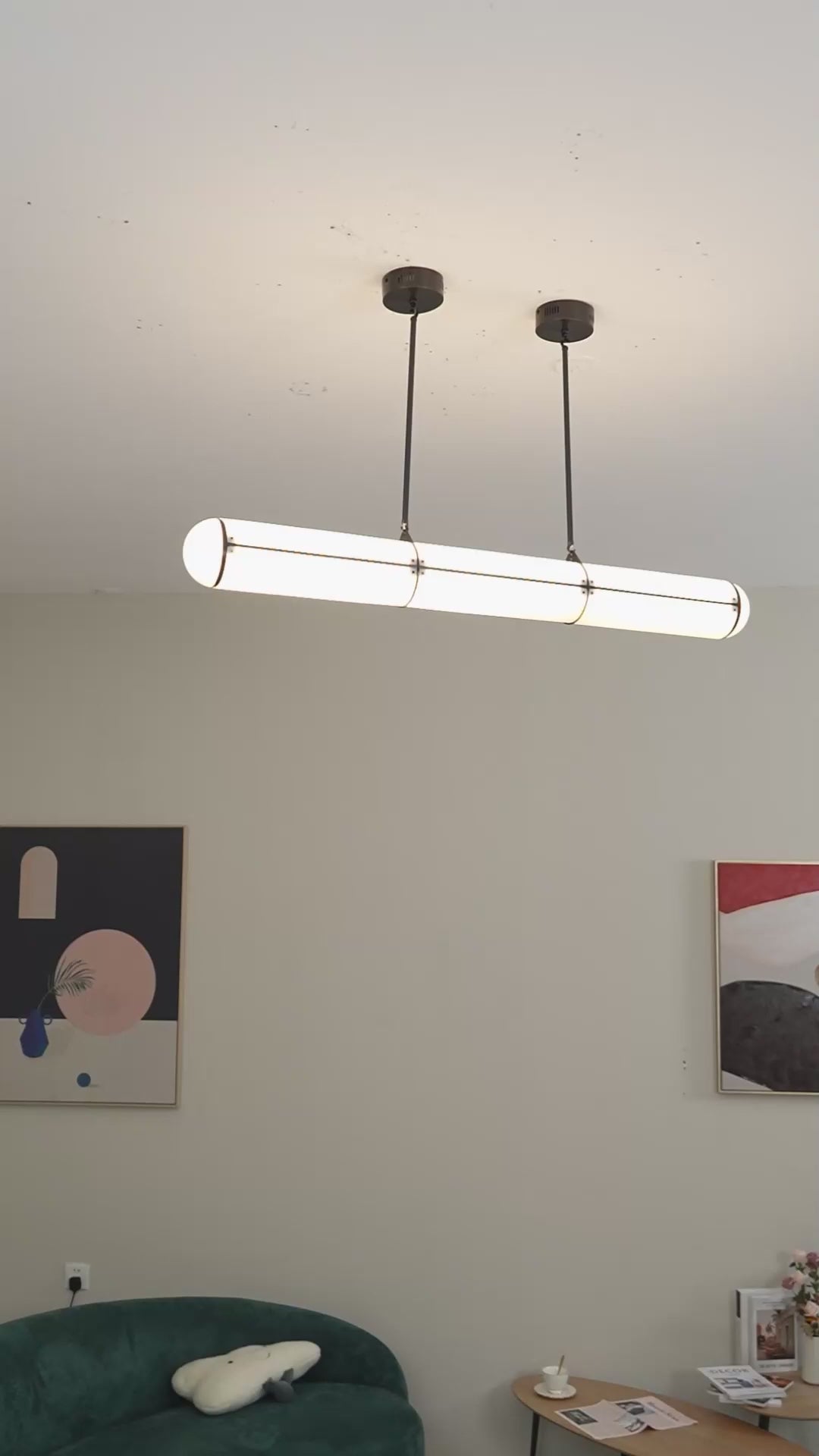 Load and play video in Gallery viewer, Acrylic LED Tube Pendant Light by Gloss (9104)
