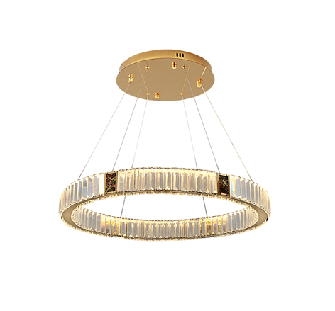 Crystal Ring LED Chandelier by Gloss (2010)