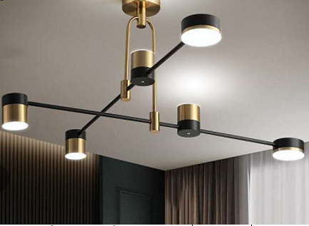 Modern Premium Luxury ceiling 6 Heads LED Chandelier Light by Gloss (9001/6)