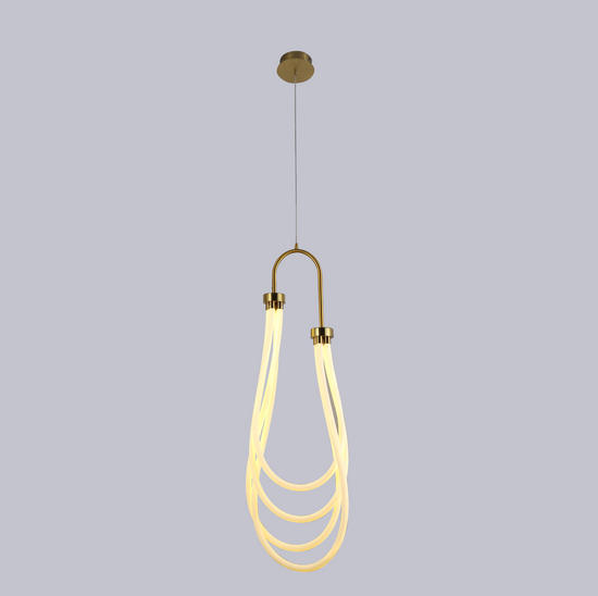 Funky Gold Soft Strap LED Pendant Light by Gloss (A1872/4)