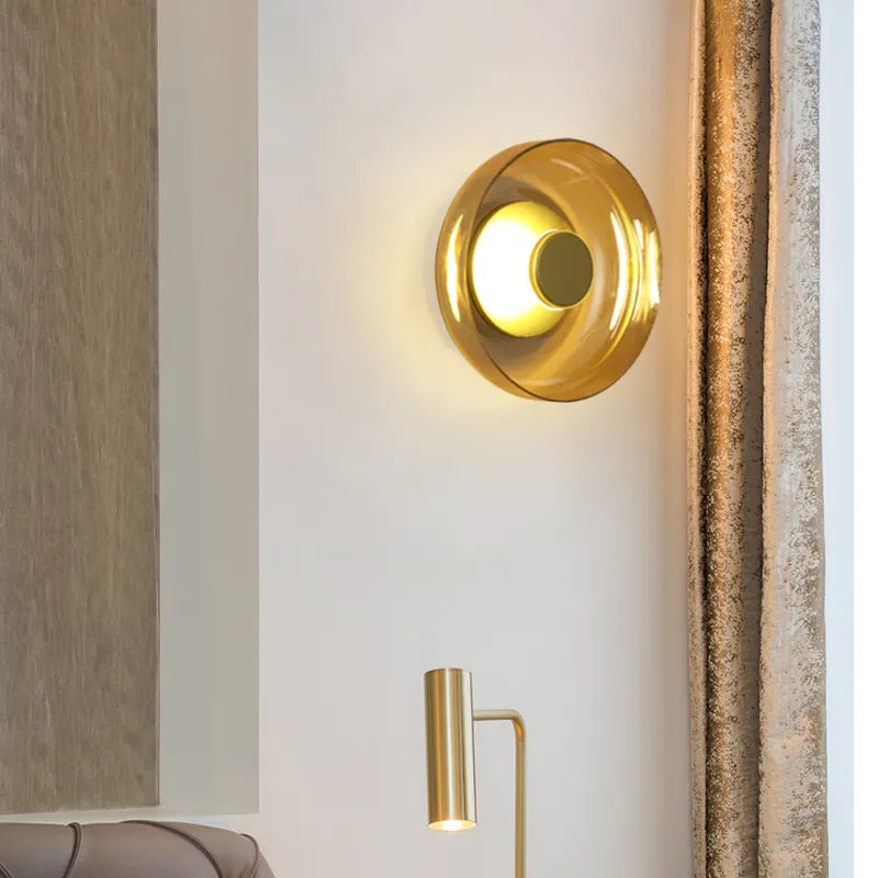 Luxury Gold Bedside LED Wall Lamp by Gloss (B806)