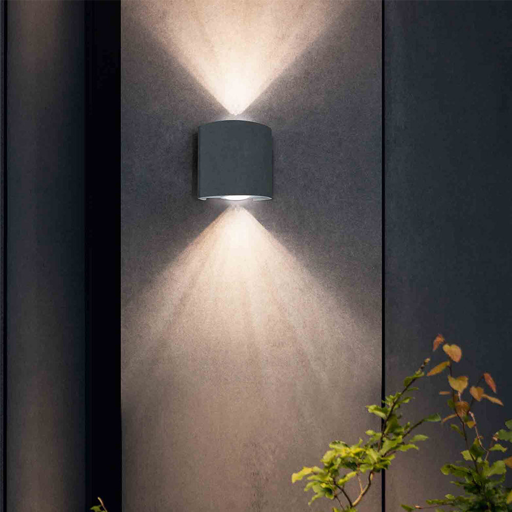 Gamma Garden Outdoor LED Wall Light Single Head Wall Washer by Philips (58159)