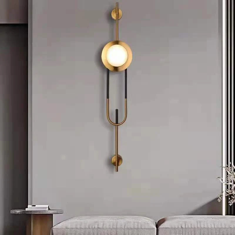 Premium Living Room Luxury Marble Led Wall Sconce Lamp by Gloss (B869)