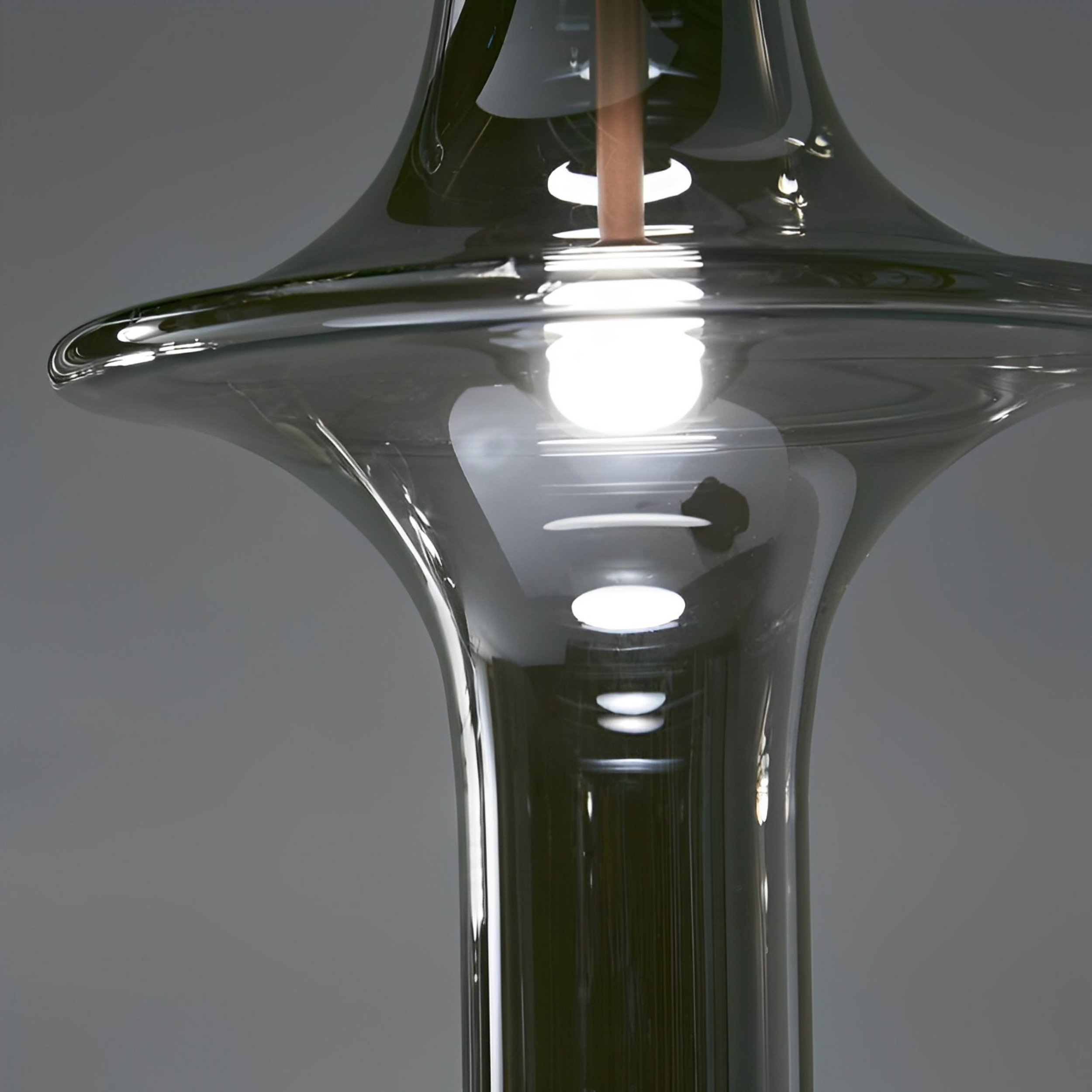 0669/L Modern Minimalist Glass Pendant Light