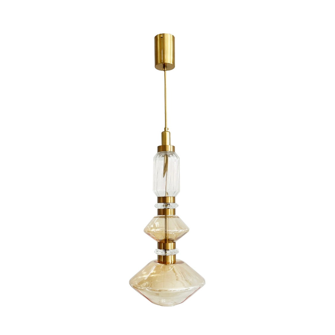 0944/E Postmodern Minimalist Metal Glass Pendant Lights