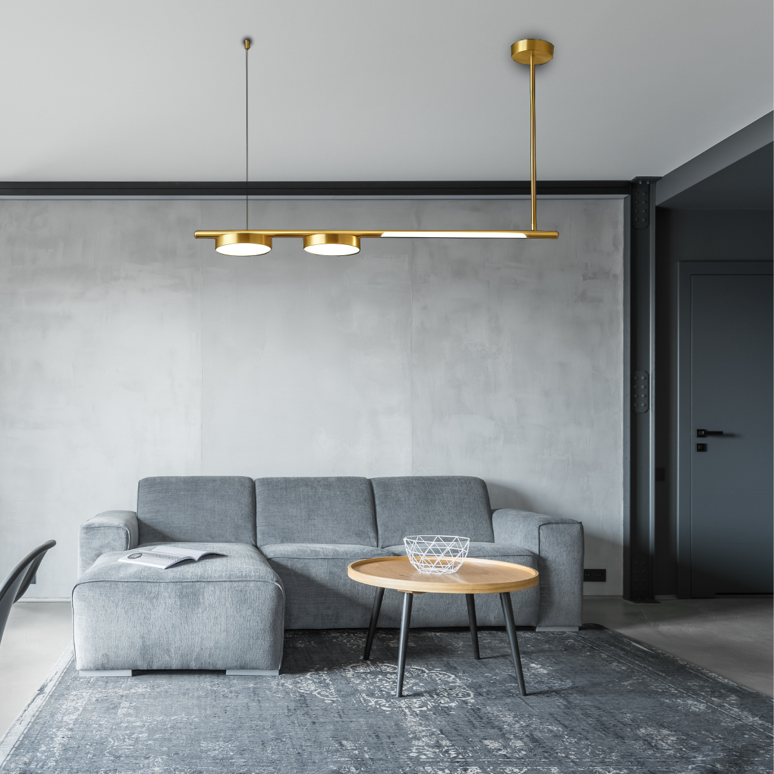 Contemporary Metal Pendant Light by Gloss (0954/2)
