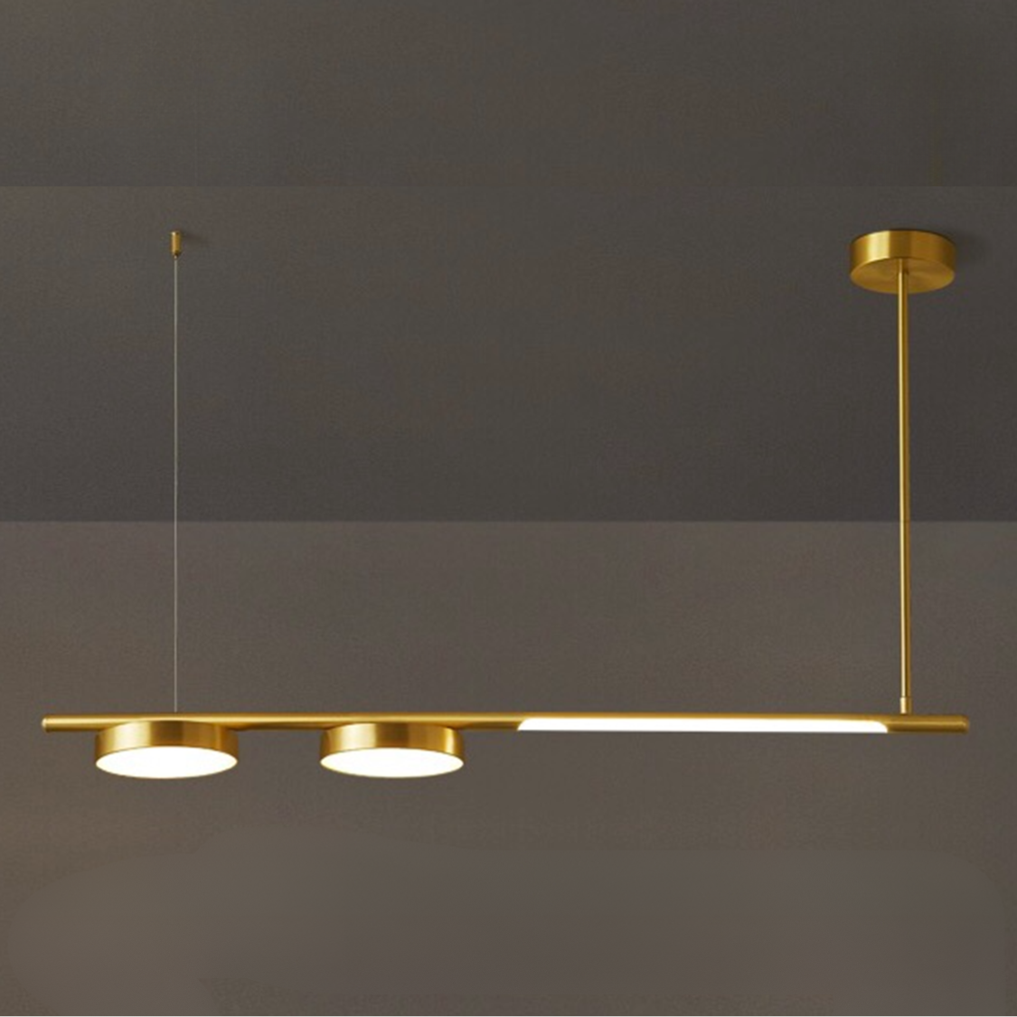 Contemporary Metal Pendant Light by Gloss (0954/2)
