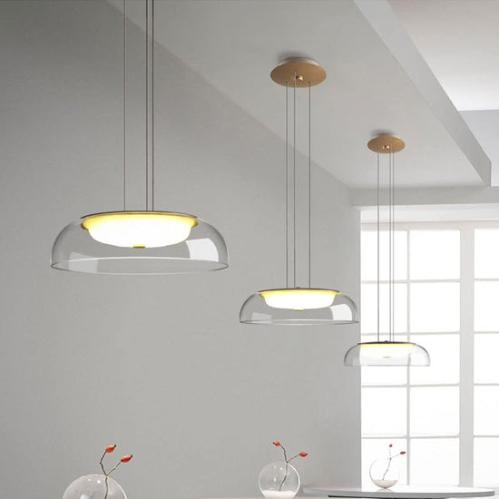 Load image into Gallery viewer, Glass LED Pendant Light by Gloss (9500-C)
