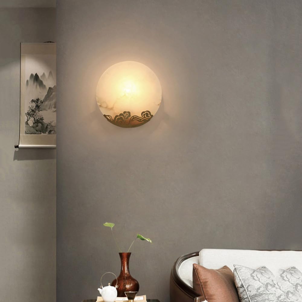Gold Design Marble Wall Light by Gloss(XG7254)
