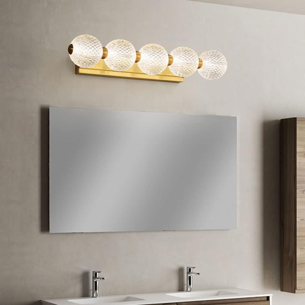Acrylic Crystal LED Mirror Wall Light by Gloss (B907)
