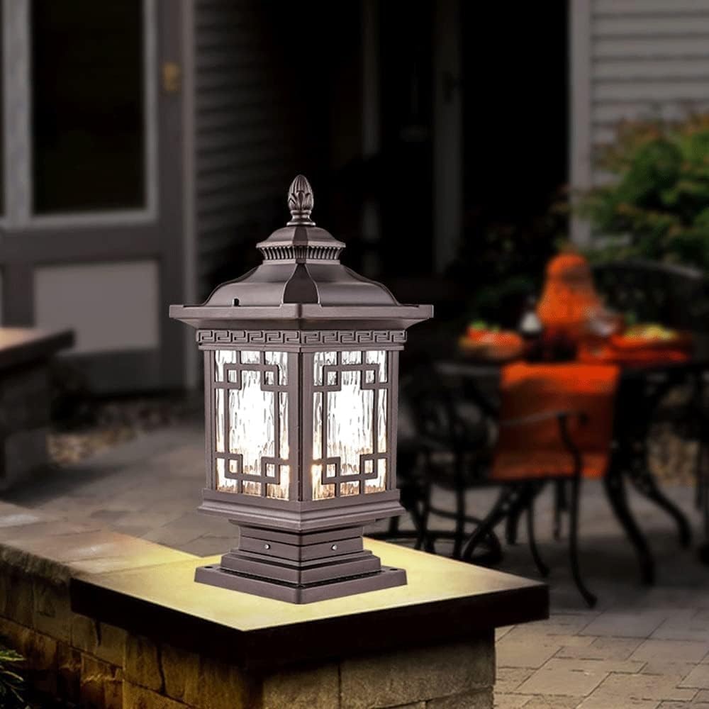 Antique Pillar Outdoor Gate Light by Gloss (ZT8053)