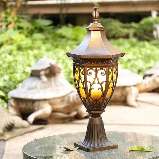 Load image into Gallery viewer, Antique Pillar Outdoor Gate Light by Gloss (WMD8102)
