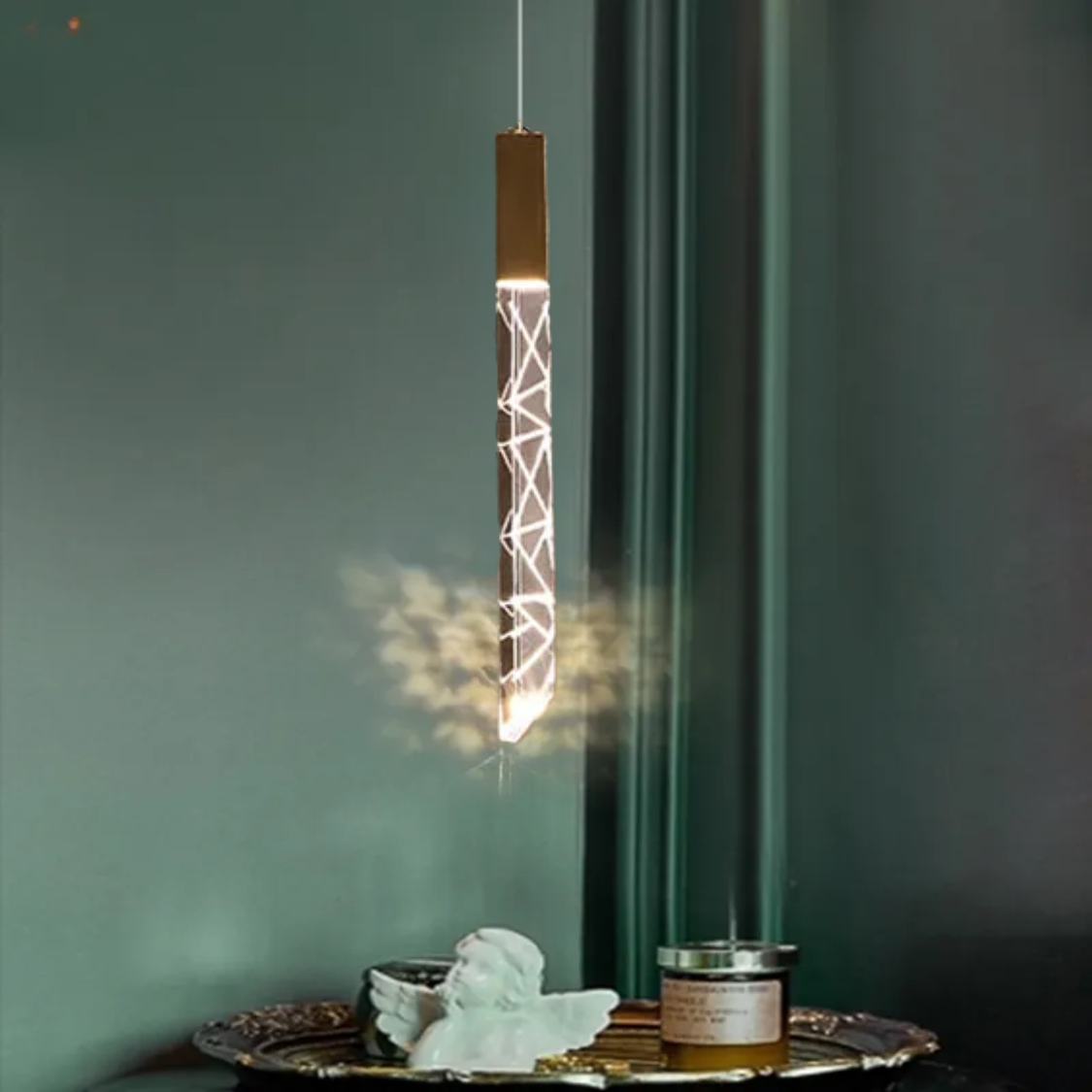 Luxury Crystal LED Pendant Light by Gloss (6336/1)