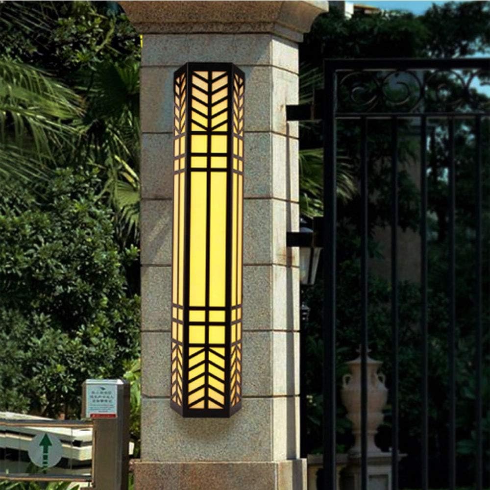 Iron+Marble Yellow Outdoor Wall Light by Gloss (XH008)