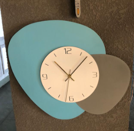 Load image into Gallery viewer, Wall Clock in Gray and Blue Colour by Gloss (7707)
