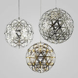 800/2 Luxury Modern Decorative Round Iron Spark Flower Ball Chandelier