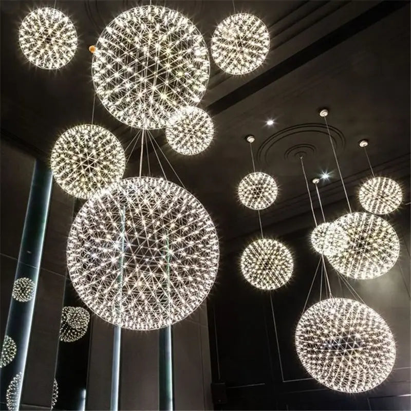 Contemporary Spark Designer LED Pendant Light by Gloss (800/3)