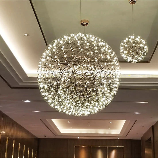 Contemporary Spark Designer LED Pendant Light by Gloss (800/3)