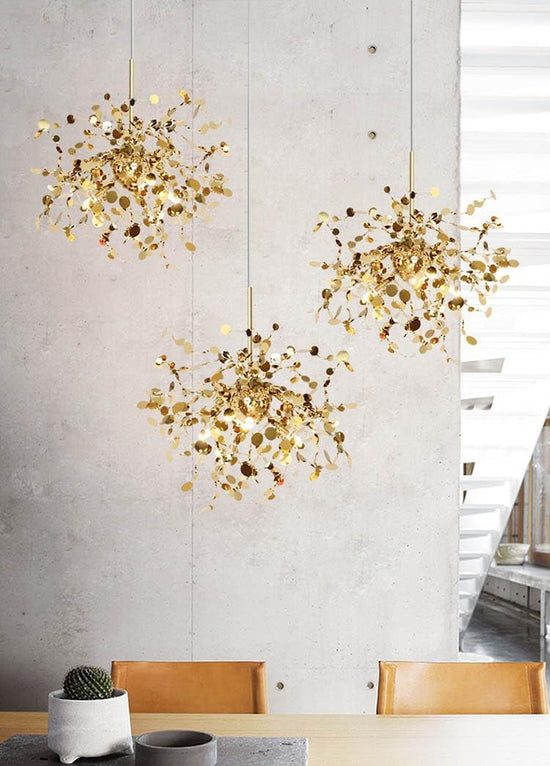 Metal Gold Chandelier by Gloss(9095)