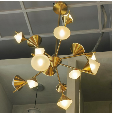 Best Geometric Chandelier By Gloss (9113) Online at Ashokalites