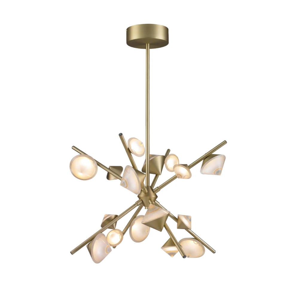 Online Shopping For Geometric Chandelier By Gloss (9113) at Ashokalites