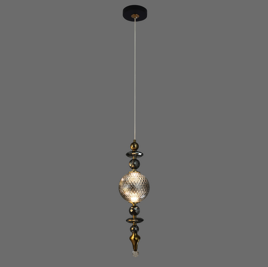Luxury Glass Crystel LED Pendant Light by Gloss (A1931/1/A3)