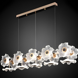 AM230-15L Creative Design Iron Frosted Glass LED Chandelier