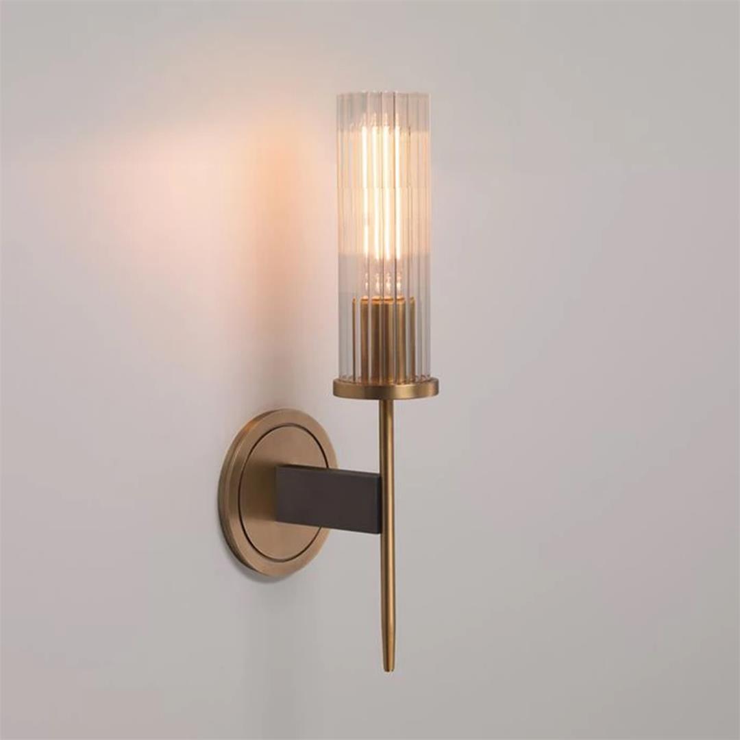 B5018 Premium Design Golden Wall Lamp Metal Glass Led Wall Light