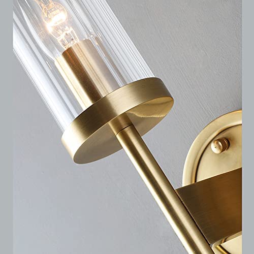 B5018 Premium Design Golden Wall Lamp Metal Glass Led Wall Light