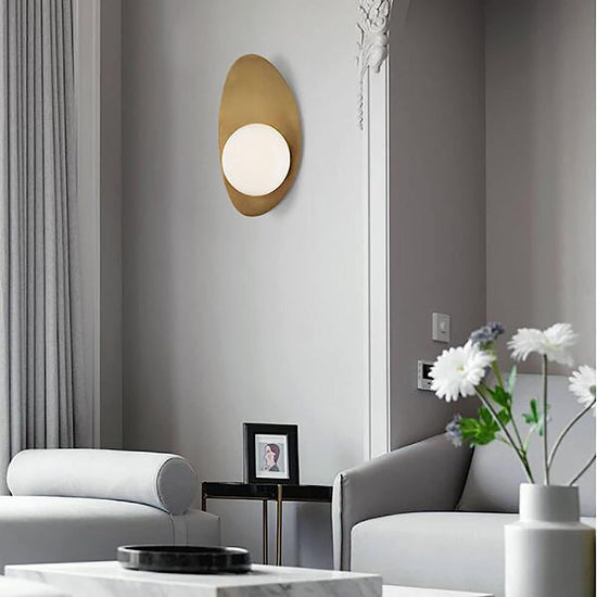 Load image into Gallery viewer, Premium Design Iron Glass Bedside Wall Lamp by Gloss (B5043)

