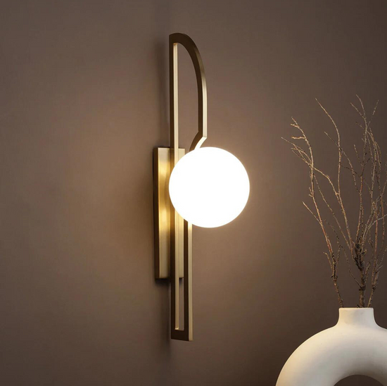 Load image into Gallery viewer, Premium Nordic Creative Iron Glass Wall Lamp by Gloss (B5281-B)
