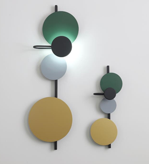 Load image into Gallery viewer, Green Metal LED Wall Light by Gloss (B849)
