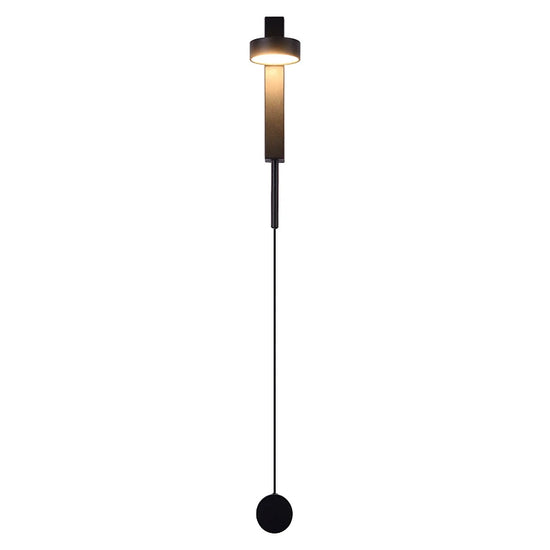 Unique Design Creative Art-Deco Black  Bedside Led Wall Lamp by Gloss (B854)