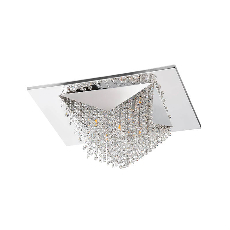 Buy Cameo Ceiling Crystal Chandelier by Philips (581850) - Best Chandelier for Living room decor